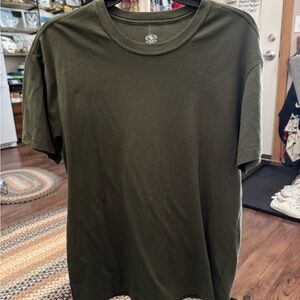 Athletic Works Dark Green Short Sleeve Tee